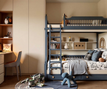 Modern Boy's Room And Son's Room-ID:799090952