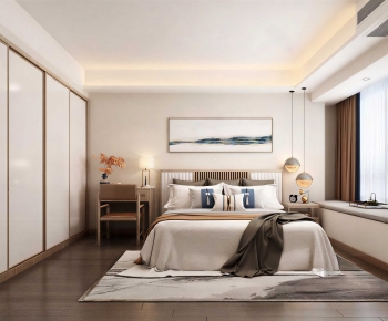 New Chinese Style Bedroom-ID:632049087