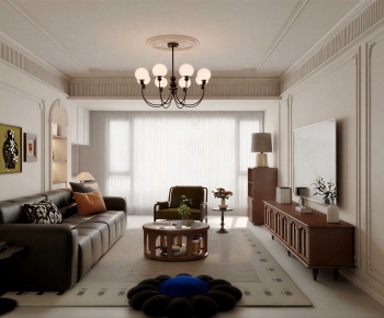 Modern A Living Room-ID:198750973