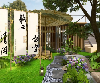 Japanese Style Courtyard/landscape-ID:445656064