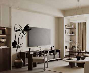 Modern A Living Room-ID:753709085