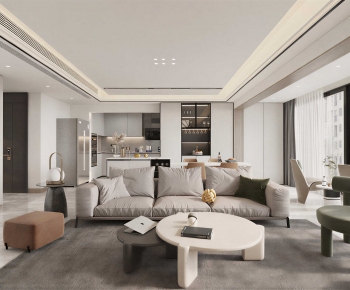 Modern A Living Room-ID:280632025
