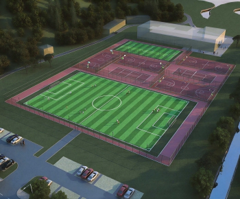 Modern Outdoor Sports Stadium-ID:816767933