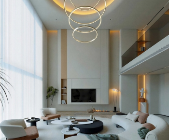 Modern A Living Room-ID:406109097
