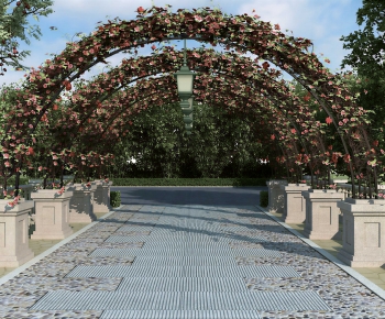 Modern Park Landscape-ID:432946928
