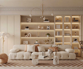 Modern A Living Room-ID:882999925
