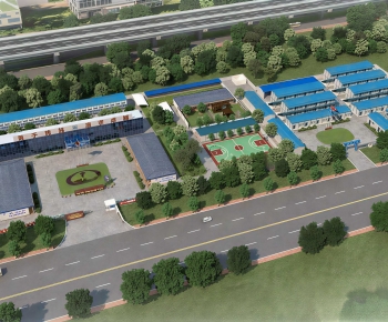 Modern Architectural Bird's-eye View Planning-ID:941724062