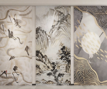 New Chinese Style Wall Panel-ID:247787955