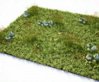 Modern Flowers And Grass-ID:230019095