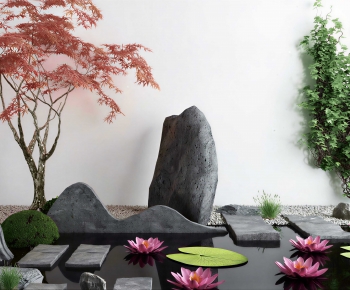 New Chinese Style Rockery Waterscape-ID:102557901