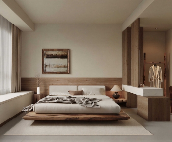Wabi-sabi Style Bedroom-ID:902637001