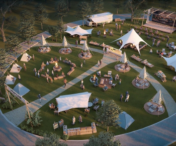 Modern Park Landscape-ID:134050851