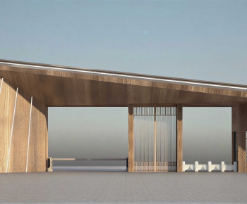Modern Facade Element-ID:784071925