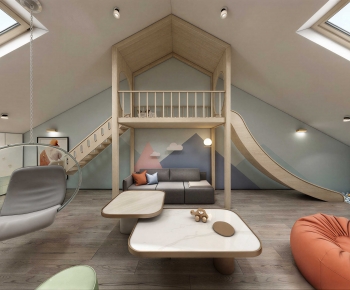 Modern Children's Room Activity Room-ID:117325077