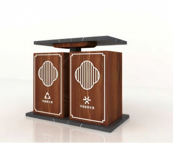 New Chinese Style Trash Can-ID:783077006