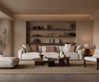 Wabi-sabi Style A Living Room-ID:416846046