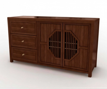New Chinese Style Side Cabinet-ID:417745119