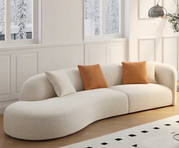 Modern Curved Sofa-ID:378761051