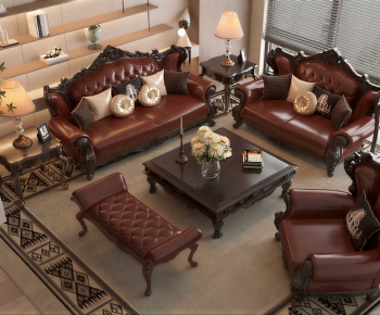 European Style Sofa Combination-ID:868690076