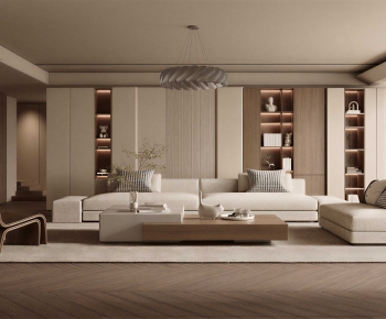 Modern A Living Room-ID:878400836