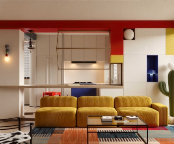 Modern A Living Room-ID:333658937