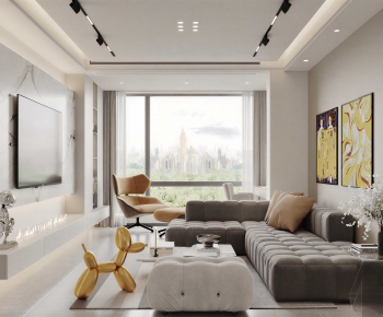 Modern A Living Room-ID:164227013
