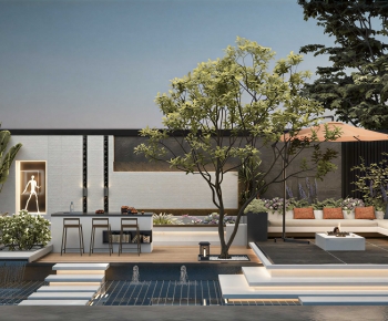Modern Courtyard/landscape-ID:521419051