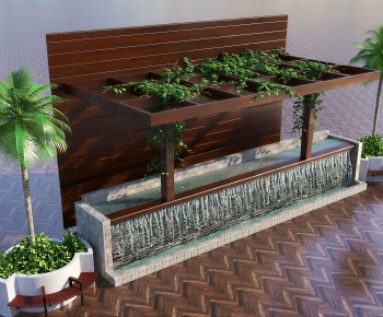 Modern Rockery Waterscape-ID:804989352