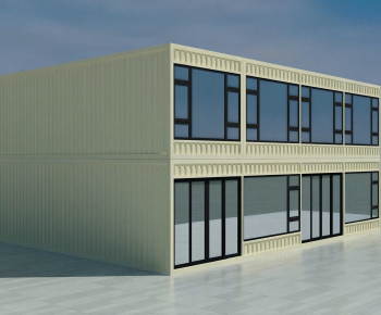 Modern Appearance Of Commercial Building-ID:753945116
