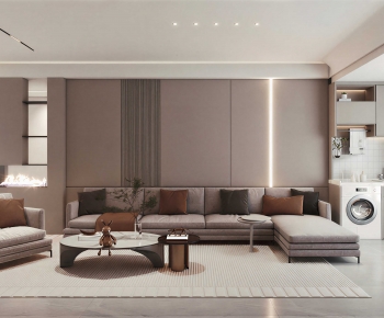 Modern A Living Room-ID:977056034