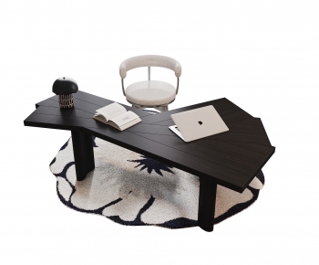 Modern Computer Desk And Chair-ID:733650925