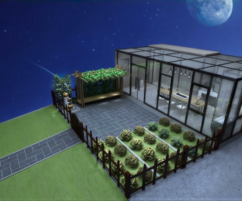Modern Courtyard/landscape-ID:538070289