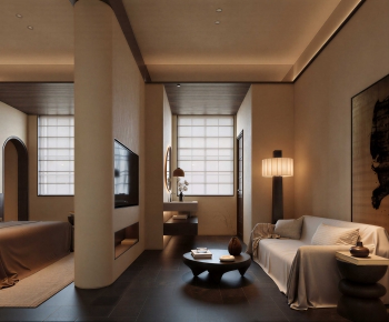New Chinese Style Bedroom-ID:251159911