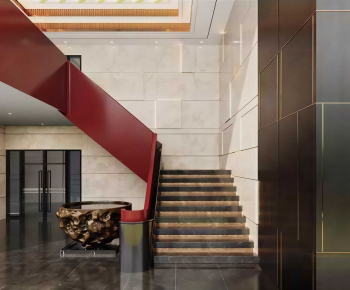 Modern Office Stairwell-ID:558022029