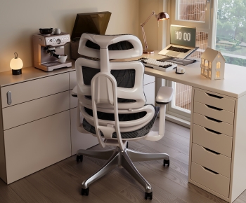 Modern Computer Desk And Chair-ID:699369939