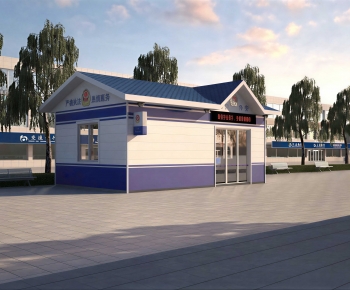 Modern Public Building-ID:548367988