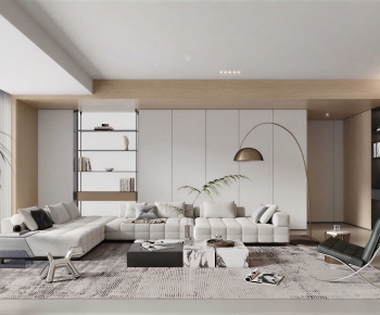 Modern A Living Room-ID:499353894