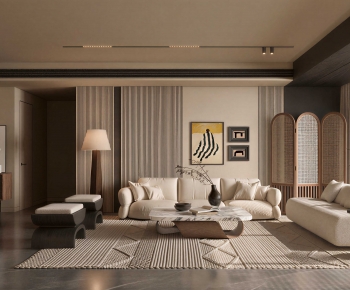 Modern A Living Room-ID:646831995