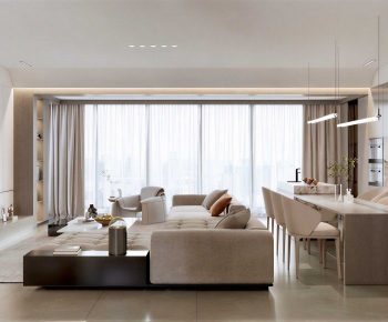 Modern A Living Room-ID:515126941