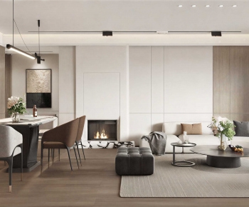 Modern A Living Room-ID:453358898