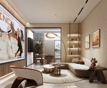 Modern A Living Room-ID:429842007