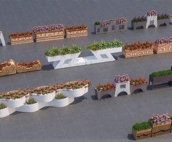 Modern Flower Bed, Flower Bowl, Flower Box-ID:186647897
