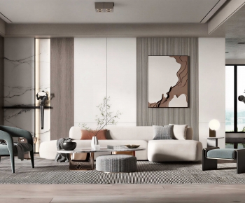Modern A Living Room-ID:203495037