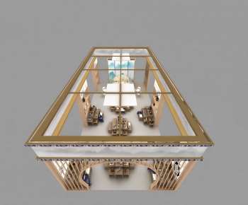 New Chinese Style Exhibition Hall-ID:620899229