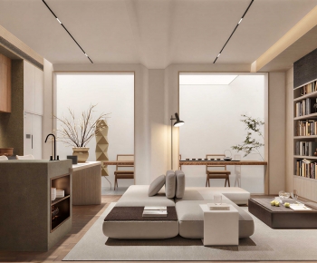 Modern A Living Room-ID:384696962