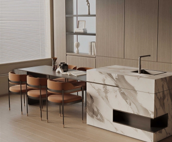 Modern Dining Table And Chairs-ID:716650593