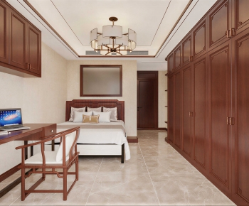 New Chinese Style Bedroom-ID:823566912