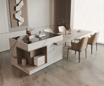 Modern Dining Table And Chairs-ID:732630973