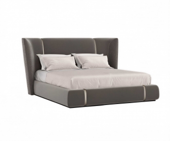 Modern Double Bed-ID:406867039