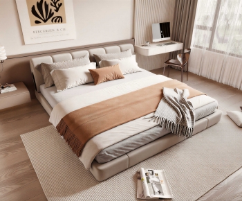 Modern Double Bed-ID:201323998